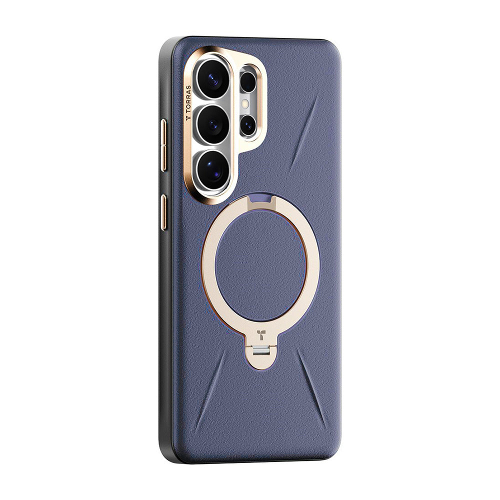 Futrola MagSafe za Samsung Galaxy S26 Ultra S948, Torras, QPRO Leather, Ljubičasta
