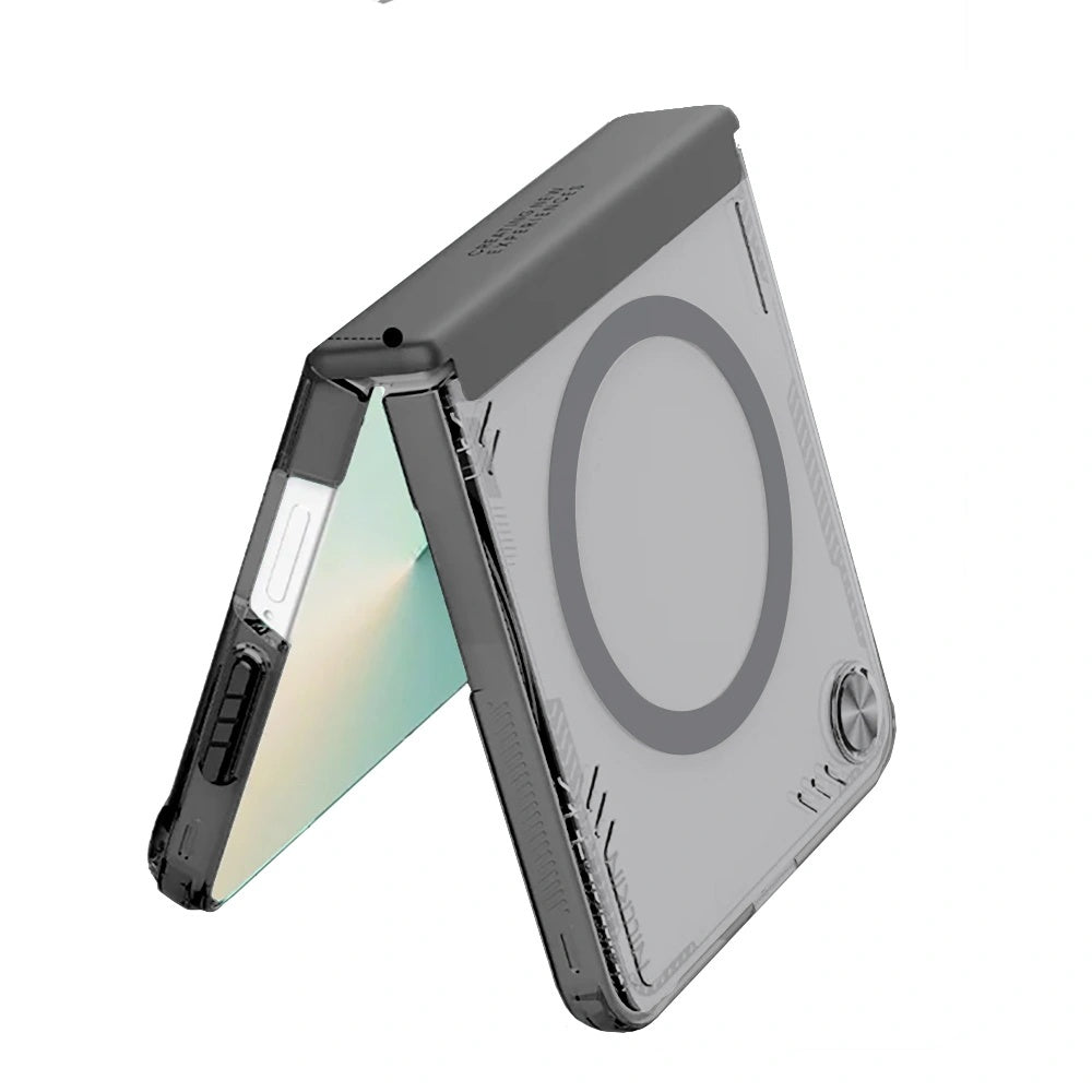 MagSafe futrola za Samsung Galaxy Z Flip7 F766, Nillkin, Iceblade, Crna