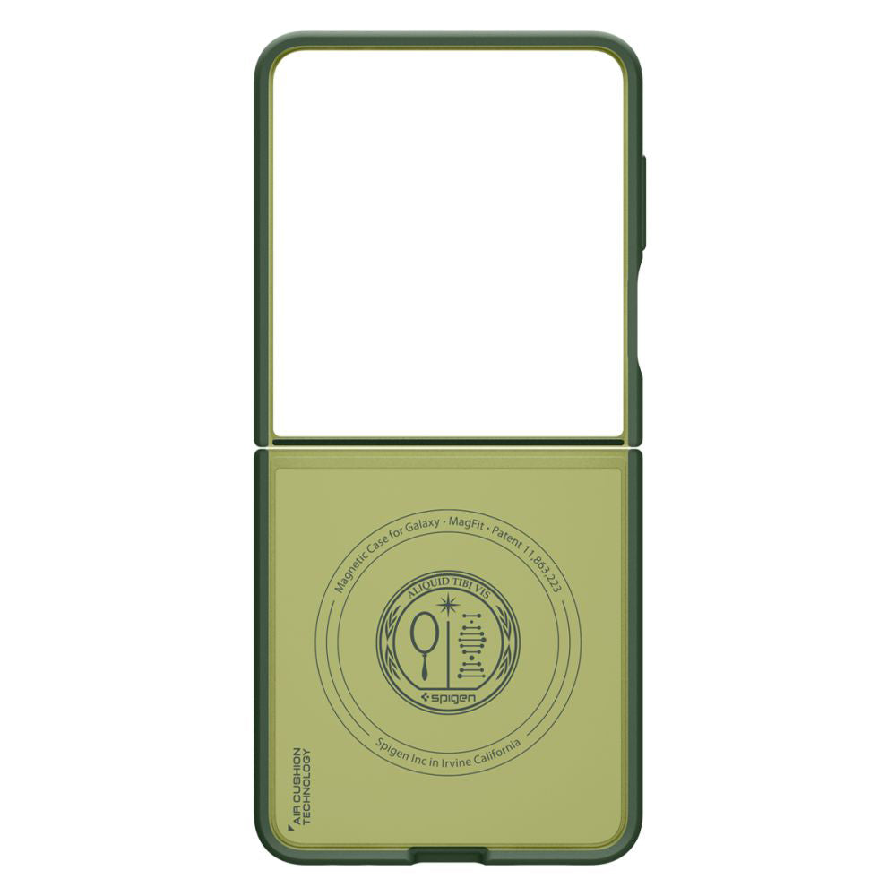 Husa MagSafe za Samsung Galaxy Z Flip7 F766, Spigen, Caseology Nano Pop, Zelena ACS11159