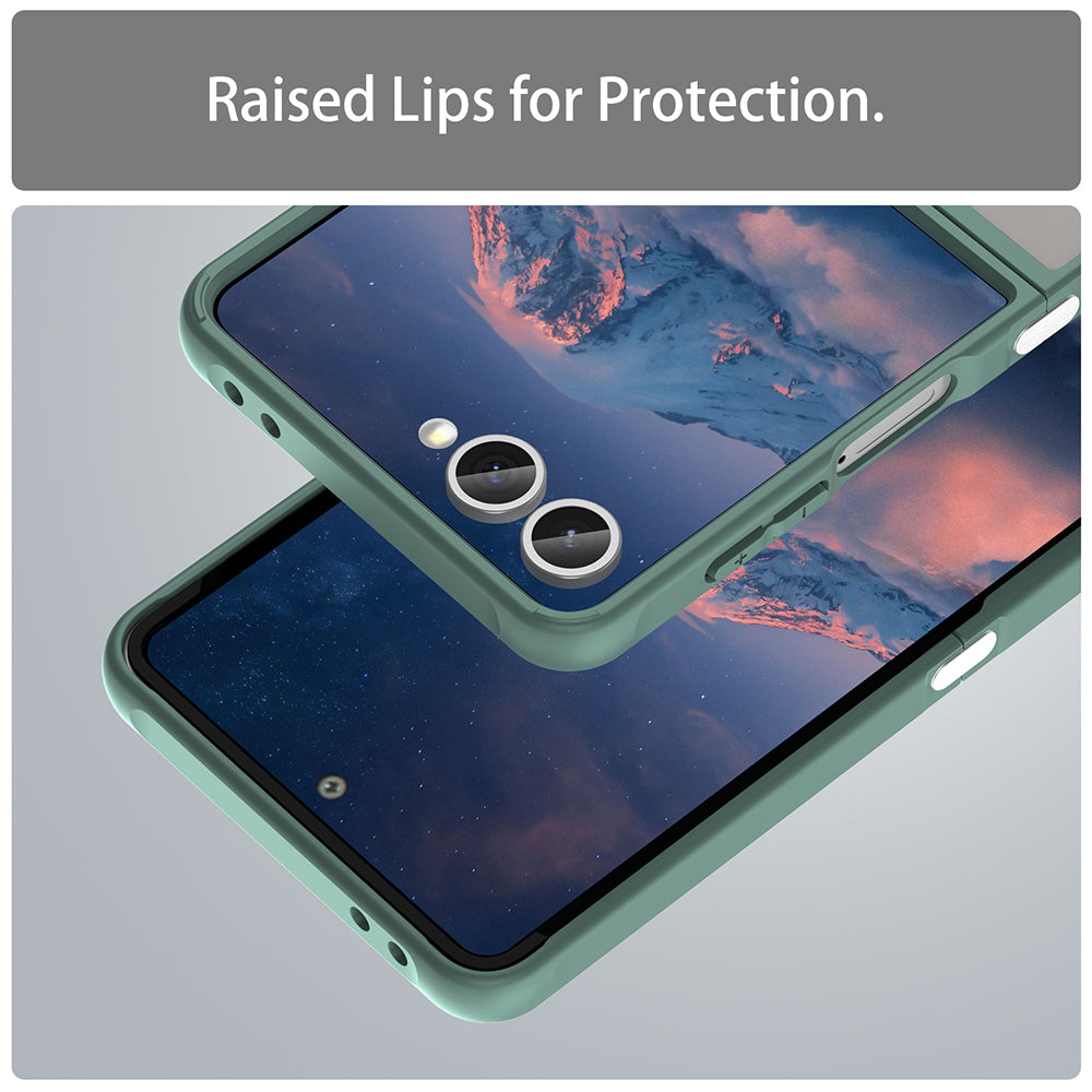 MagSafe futrola za Samsung Galaxy Z Flip7 F766, Techsuit, HaloFrost II, Zelena