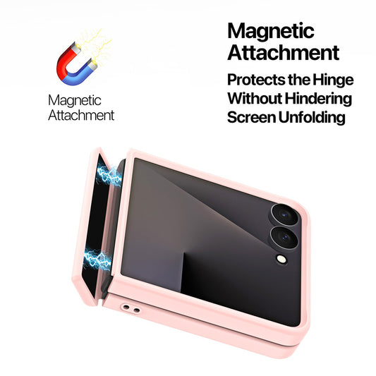 MagSafe futrola za Samsung Galaxy Z Flip8 F776, DUX DUCIS, Yind, Svetlo Roze