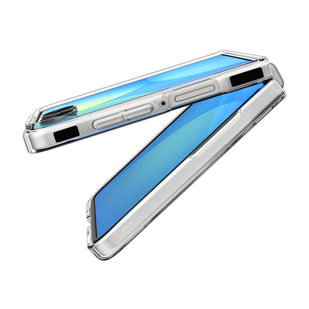 MagSafe futrola za Samsung Galaxy Z Flip8 F776, Spigen, Air Skin, Providna Bela ACS11521