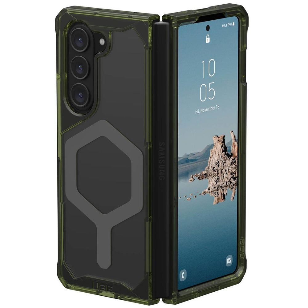 MagSafe futrola za Samsung Galaxy Z Fold5 F946, Urban Armor Gear, Plyo Pro, Zelena Siva