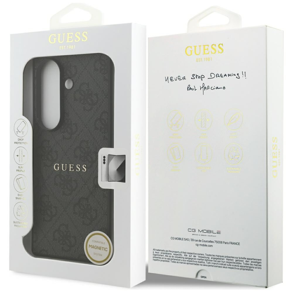 Futrola MagSafe za Samsung Galaxy Z Fold7 F966, Guess, 4G Classic, Crna