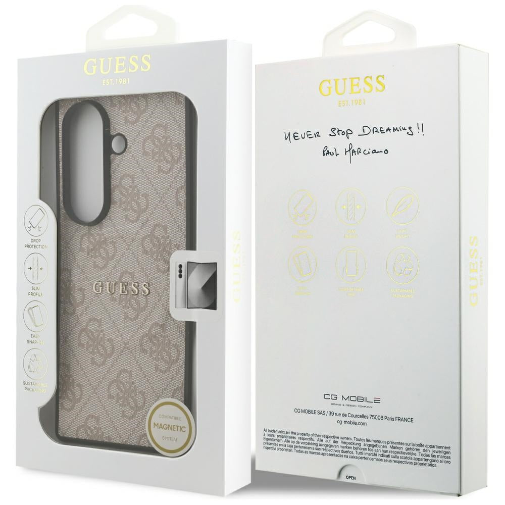 Futrola MagSafe za Samsung Galaxy Z Fold7 F966, Guess, 4G Classic, Roze