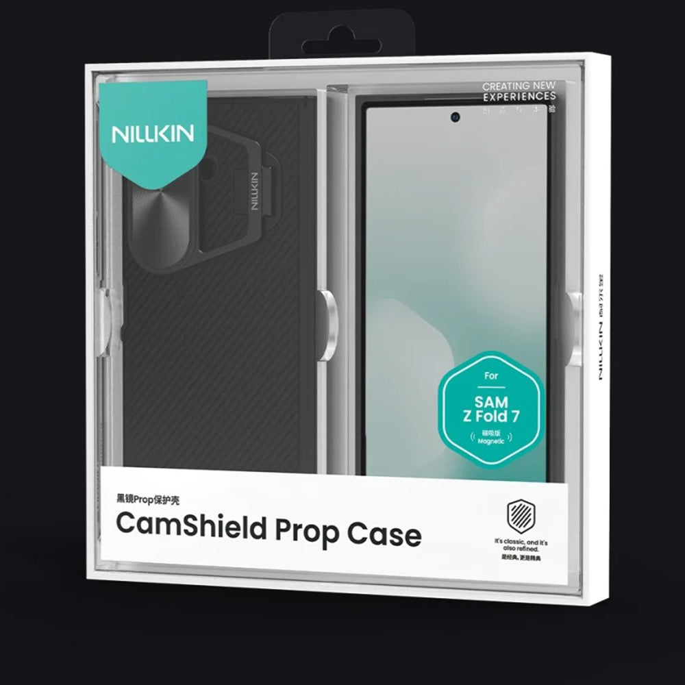 MagSafe futrola za Samsung Galaxy Z Fold7 F966, Nillkin, CamShield Prop sa metalnim poklopcem za objektiv, crna