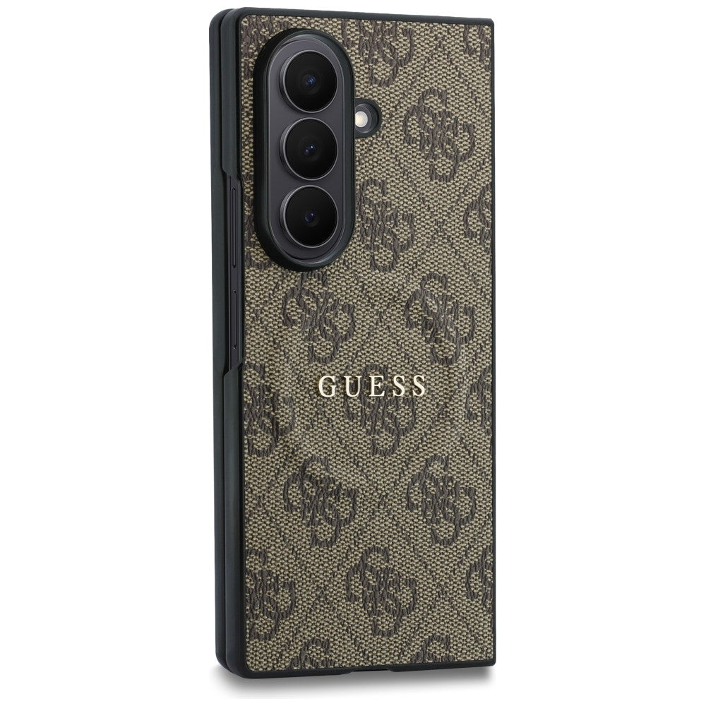 MagSafe futrola za Samsung Galaxy Z Fold8 Ultra F976, Guess, 4G Leather Classic, Braon