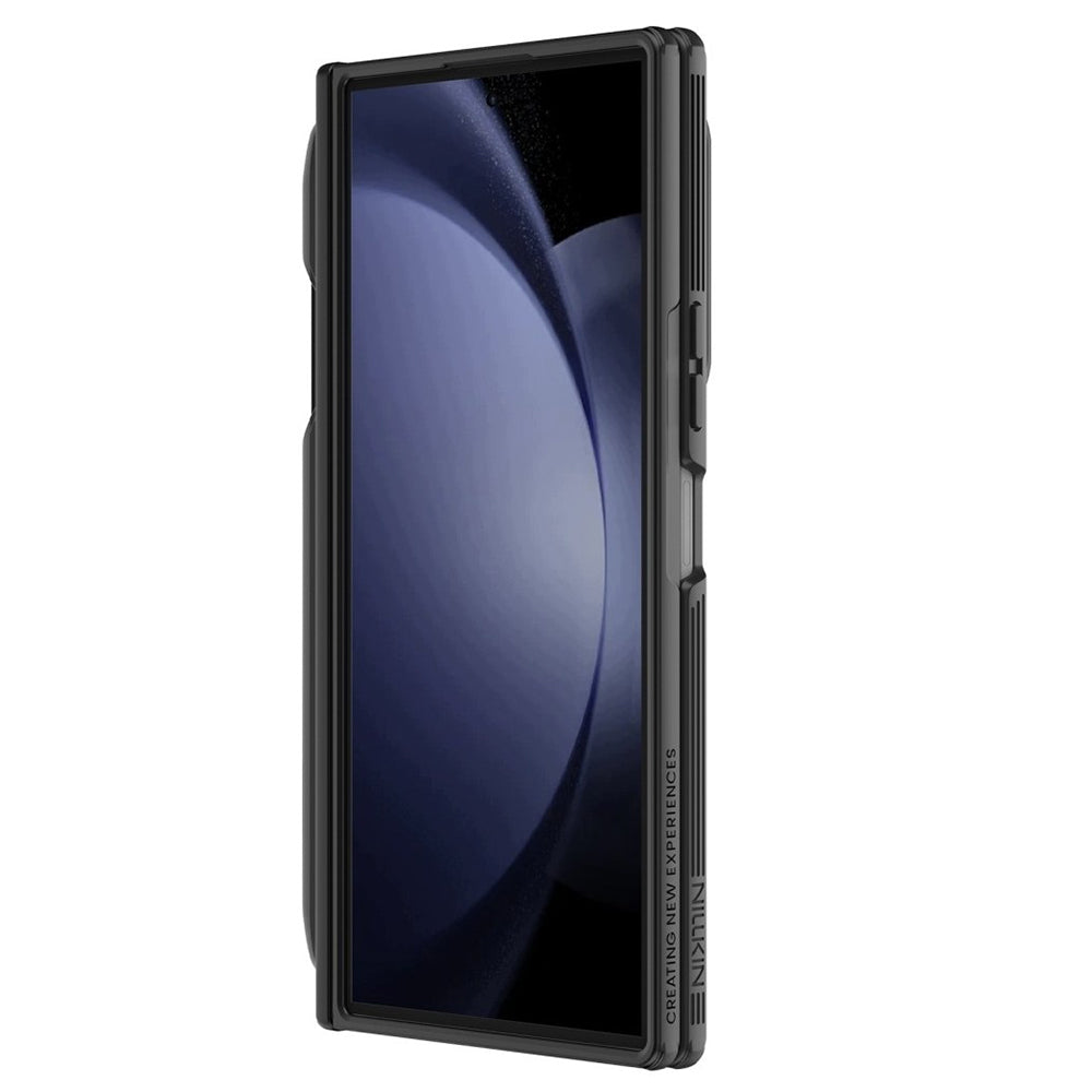 MagSafe futrola za Samsung Galaxy Z Fold8 Ultra F976, Nillkin, CamShield Pro sa providnim poklopcem za sočivo i držačem za S-Pen, Crna Providna