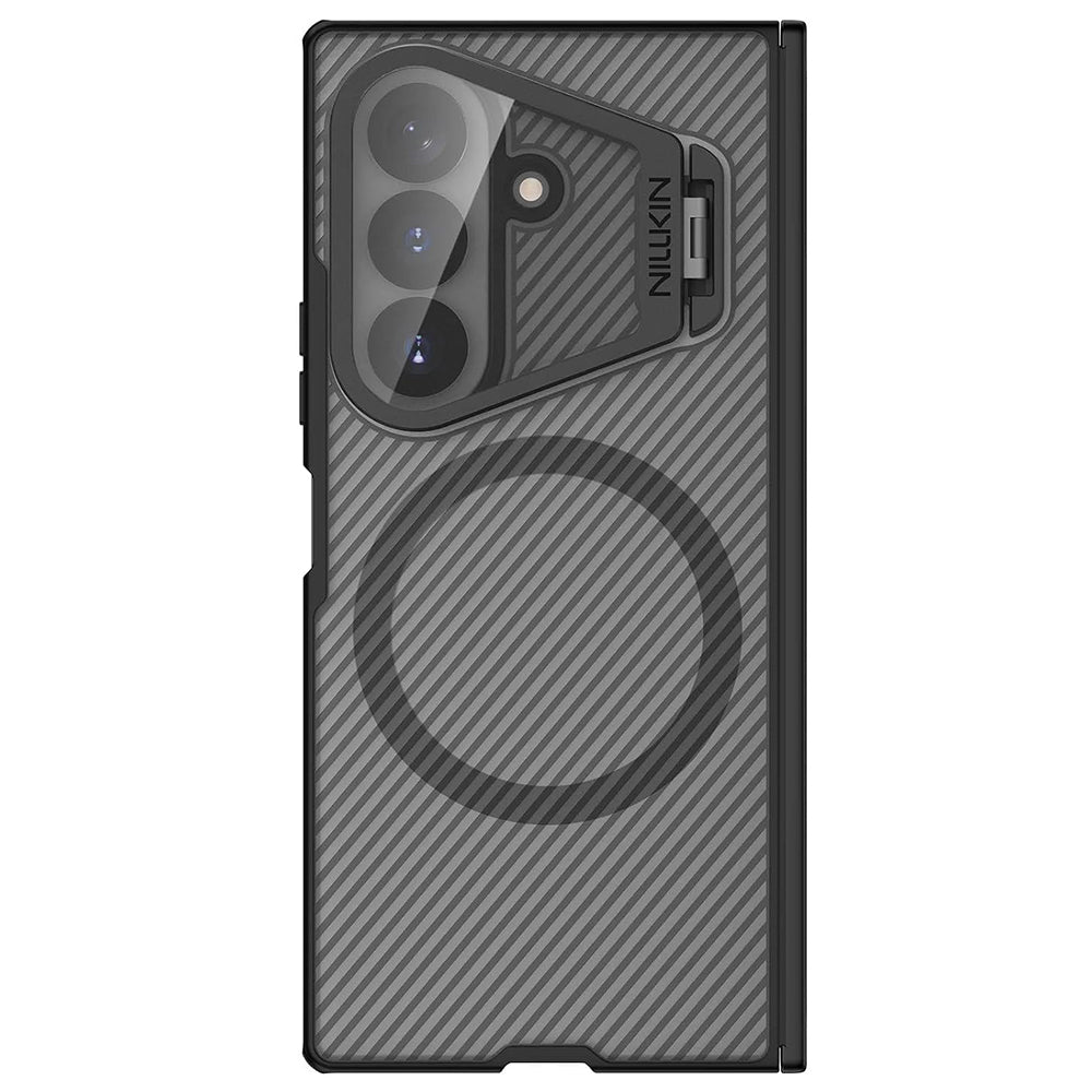 MagSafe futrola za Samsung Galaxy Z Fold8 Ultra F976, Nillkin, CamShield Pro sa providnim poklopcem za objektiv, crna providna