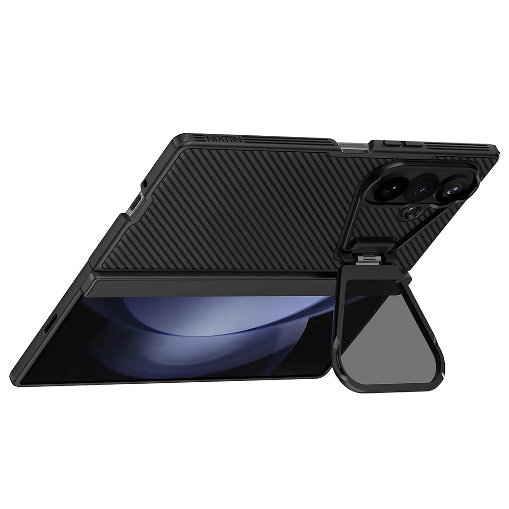 MagSafe futrola za Samsung Galaxy Z Fold8 Ultra F976, Nillkin, CamShield Prop sa providnim crnim poklopcem za objektiv, crna