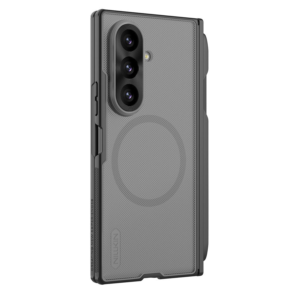 MagSafe futrola za Samsung Galaxy Z Fold8 Ultra F976, Nillkin, Super Frosted Shield sa držačem za olovku, Crna Providna