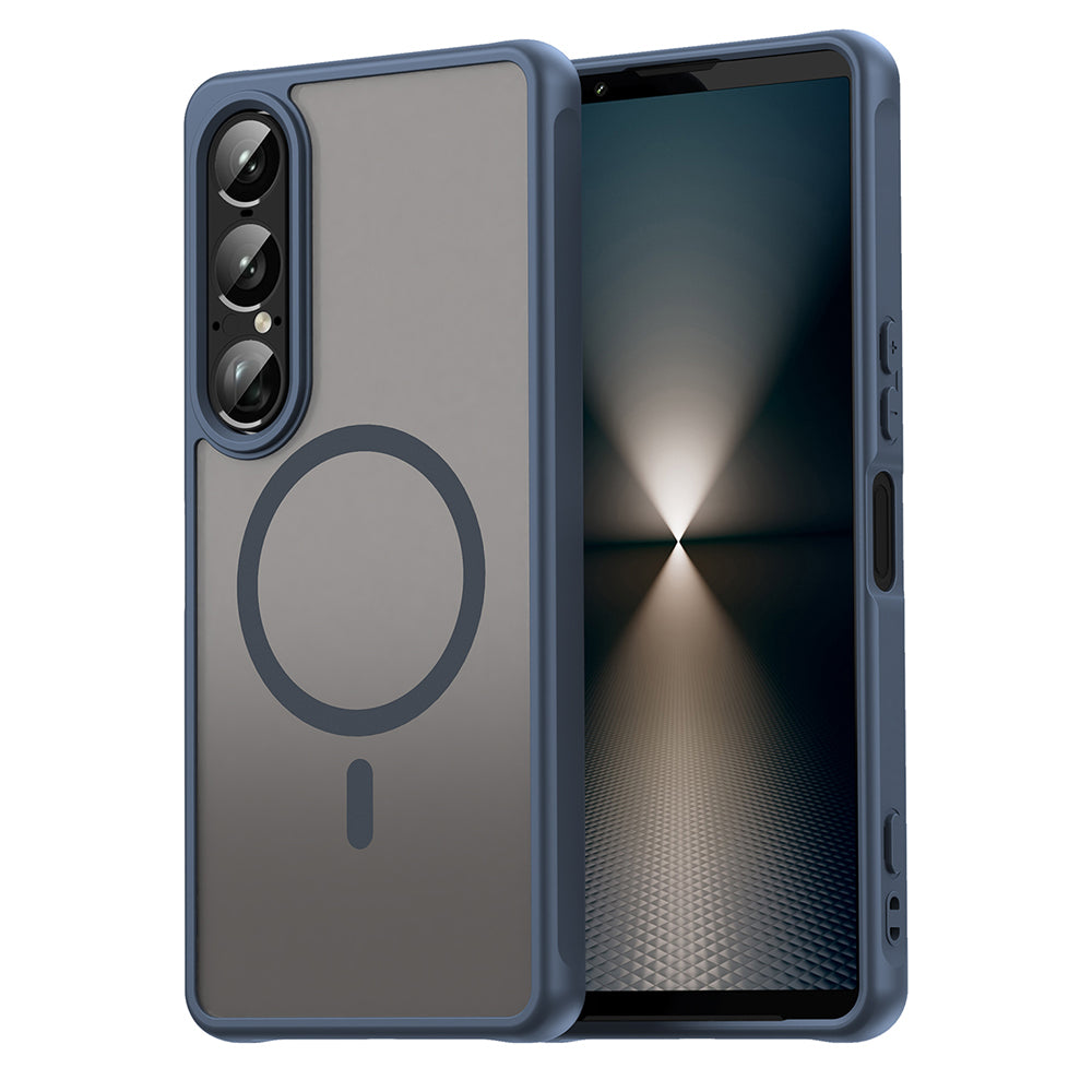 MagSafe futrola za Sony Xperia 1 VII, Techsuit, HaloFrost II, Tamnoplava