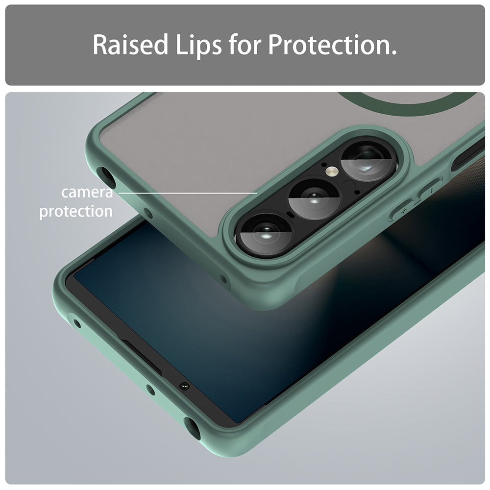 MagSafe futrola za Sony Xperia 1 VII, Techsuit, HaloFrost II, Zelena