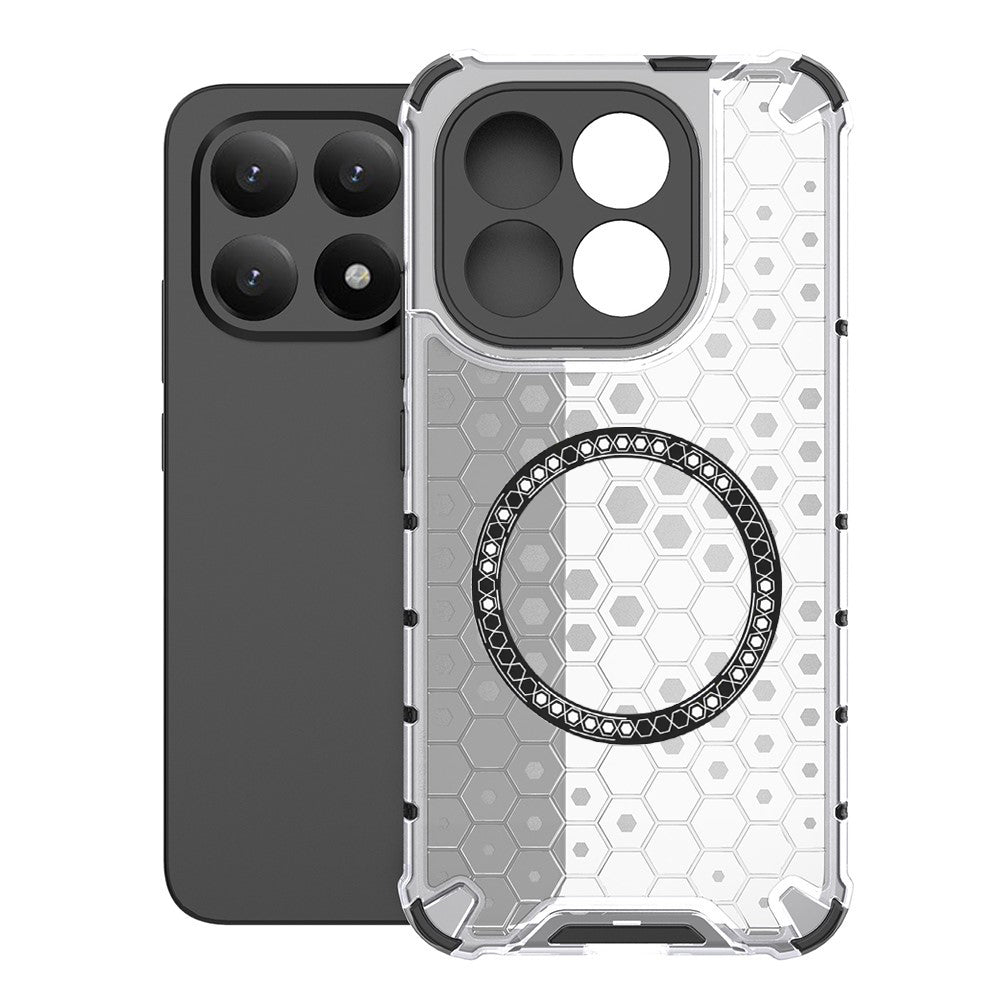 Futrola MagSafe za Xiaomi 15T, Techsuit, HoneyComb Shield, Bela