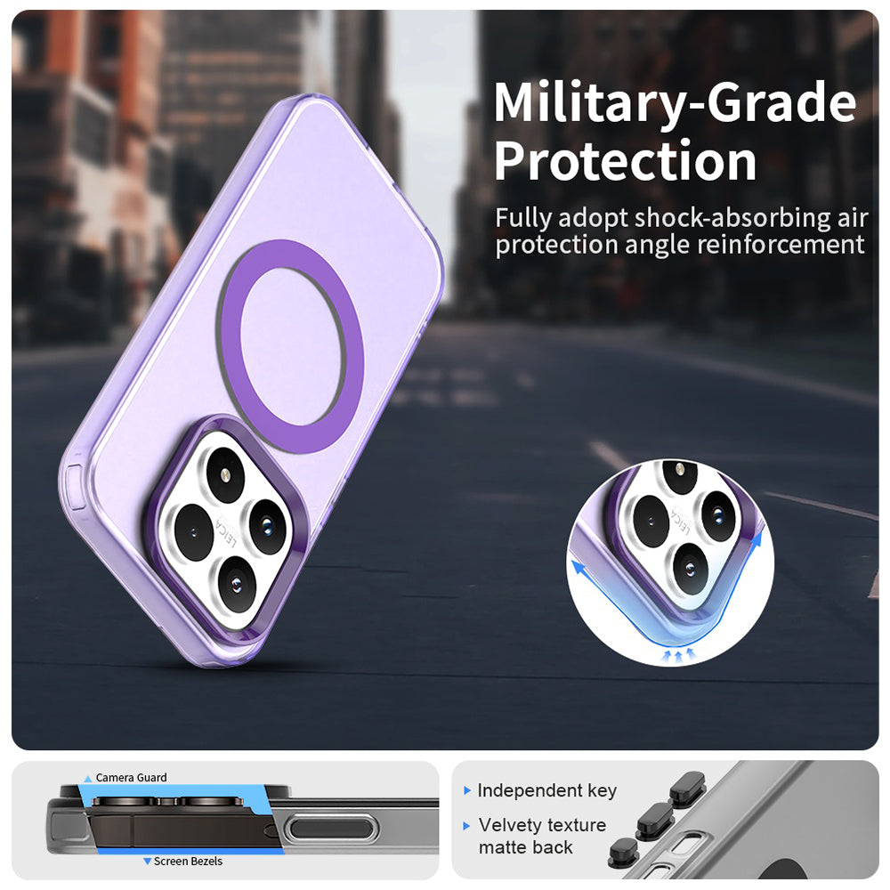 Husa MagSafe za Xiaomi 17, Techsuit, CandyCase, Ljubičasta