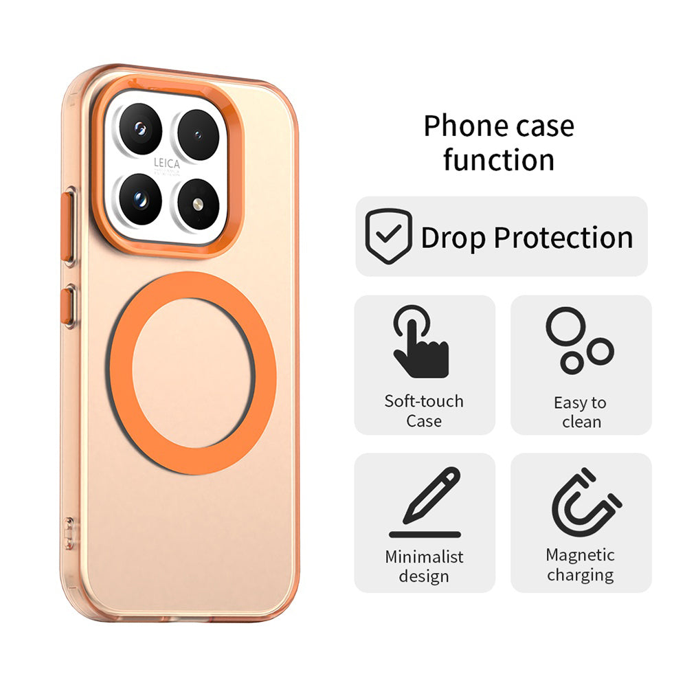 Futrola MagSafe za Xiaomi 17, Techsuit, CandyCase, Narandžasta