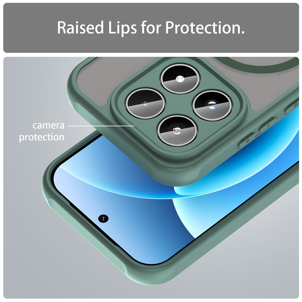 Futrola MagSafe za Xiaomi 17, Techsuit, HaloFrost II, Zelena