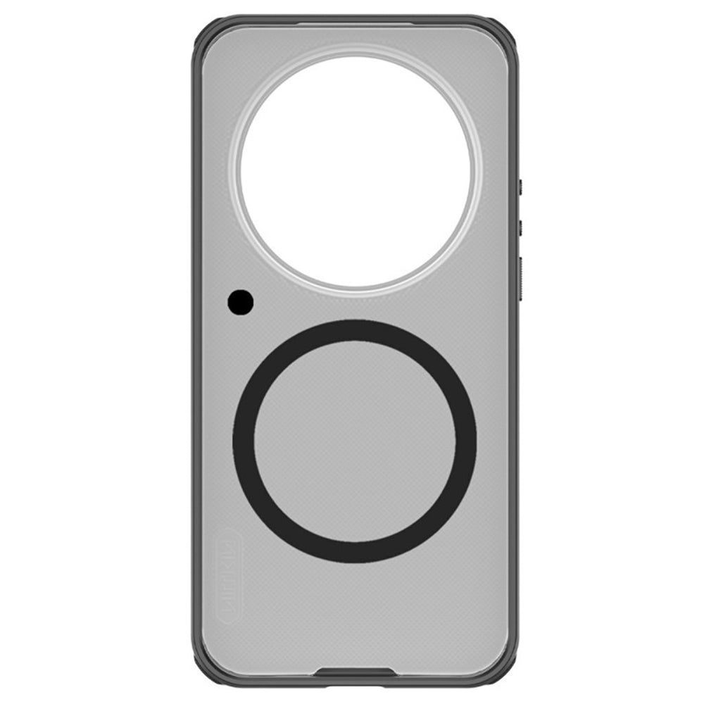 MagSafe futrola za Xiaomi 17 Ultra, Nillkin, Super Shield Pro, Crna Providna Satenska