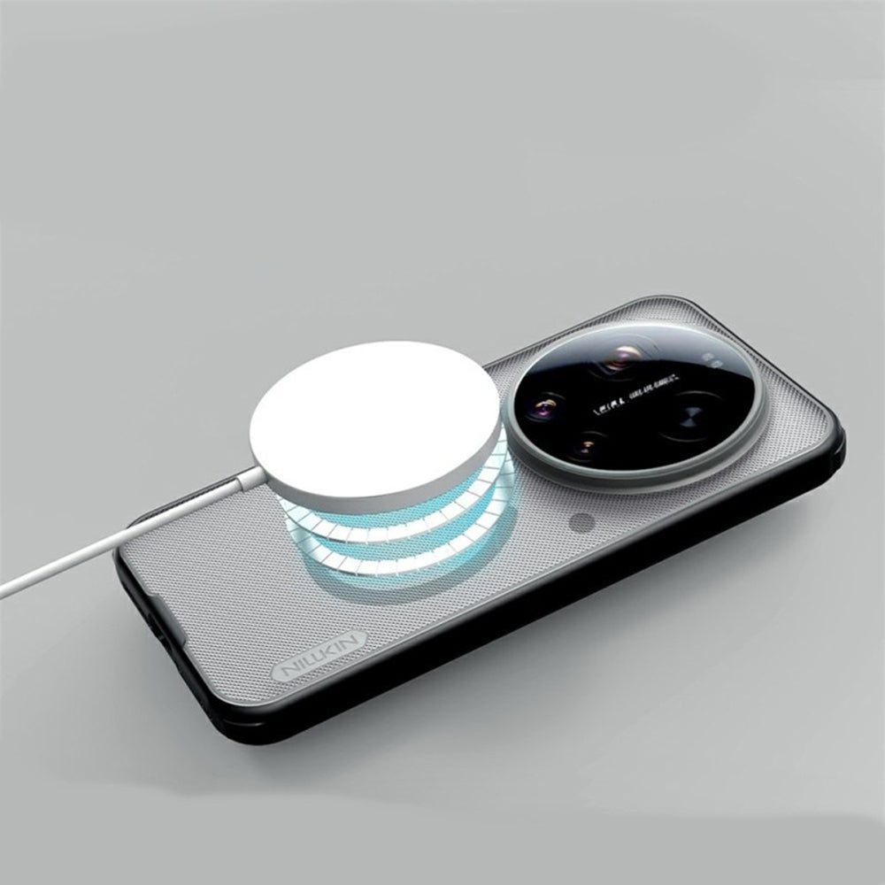 MagSafe futrola za Xiaomi 17 Ultra, Nillkin, Super Shield Pro, Crna Providna Satenska