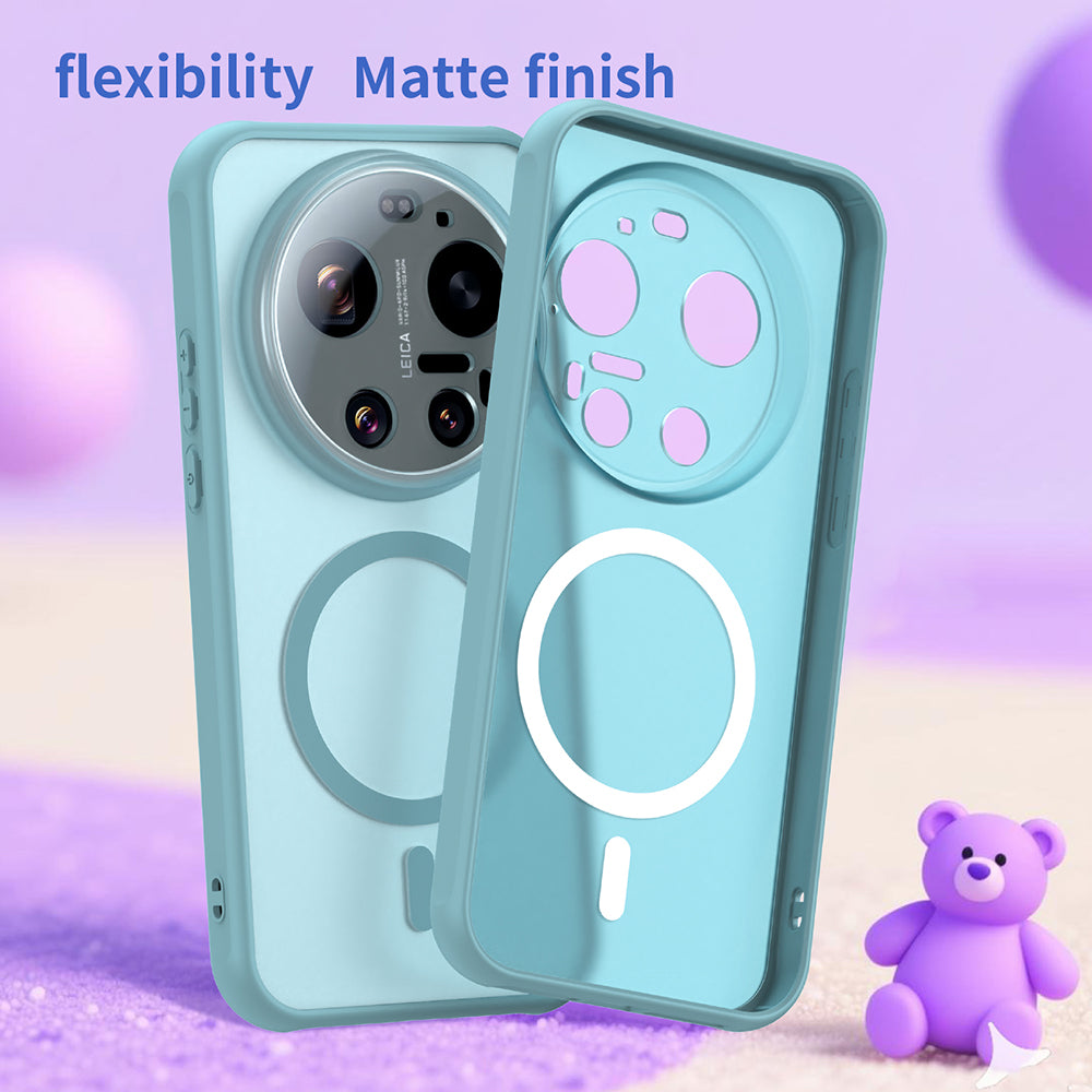 Futrola MagSafe za Xiaomi 17 Ultra, Techsuit, HaloFrost II, Svijetlo Zelena