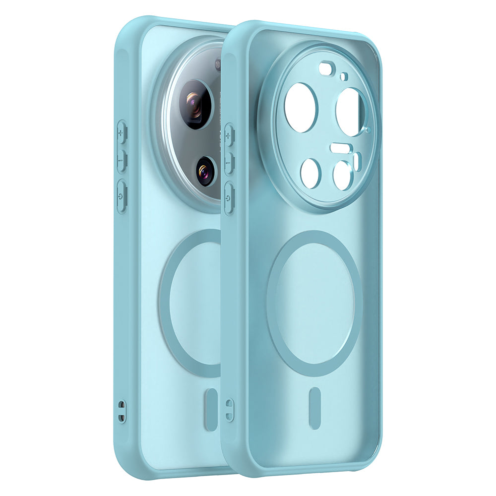 Futrola MagSafe za Xiaomi 17 Ultra, Techsuit, HaloFrost II, Svijetlo Zelena