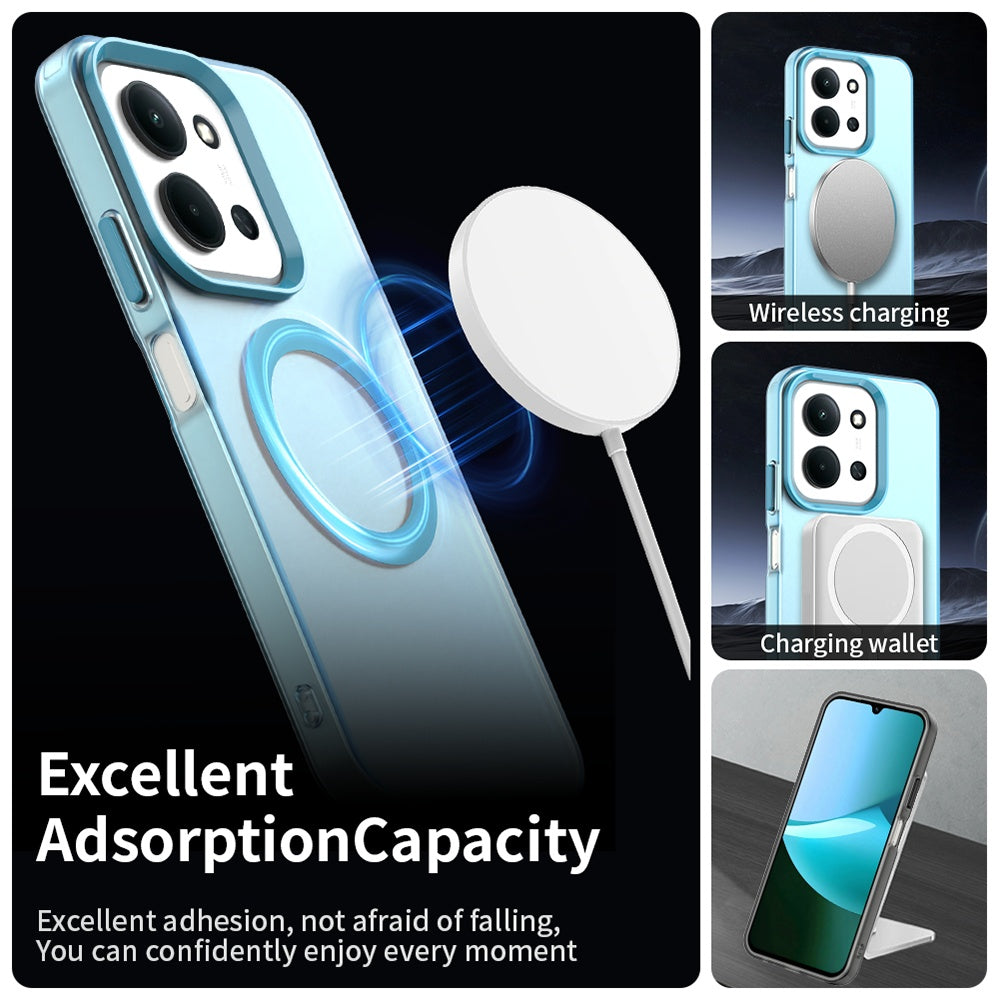 MagSafe futrola za Xiaomi Poco C85 4G / Redmi 15C 5G / 15C 4G, Techsuit, CandyCase, Plava
