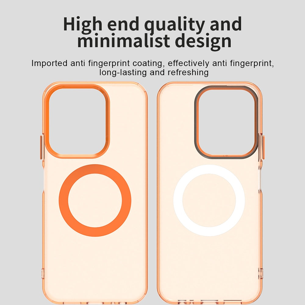 MagSafe futrola za Xiaomi Poco C85 4G / Redmi 15C 5G / 15C 4G, Techsuit, CandyCase, Narandžasta