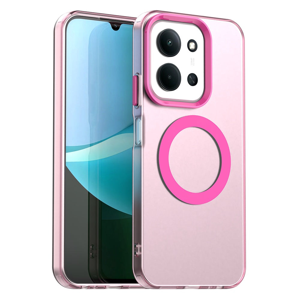 MagSafe futrola za Xiaomi Poco C85 4G / Redmi 15C 5G / 15C 4G, Techsuit, CandyCase, Roze