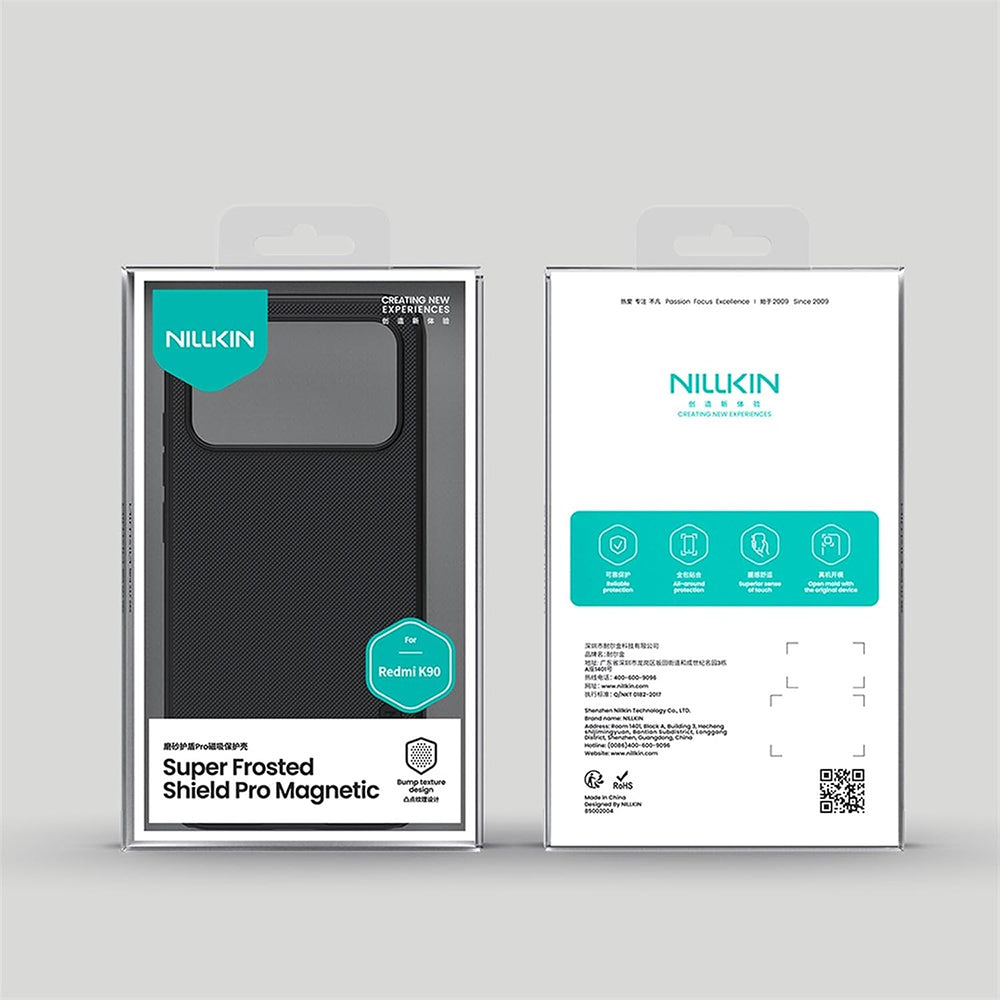 MagSafe futrola za Xiaomi Poco F8 Pro, Nillkin, Super Shield Pro, Crna Satenska