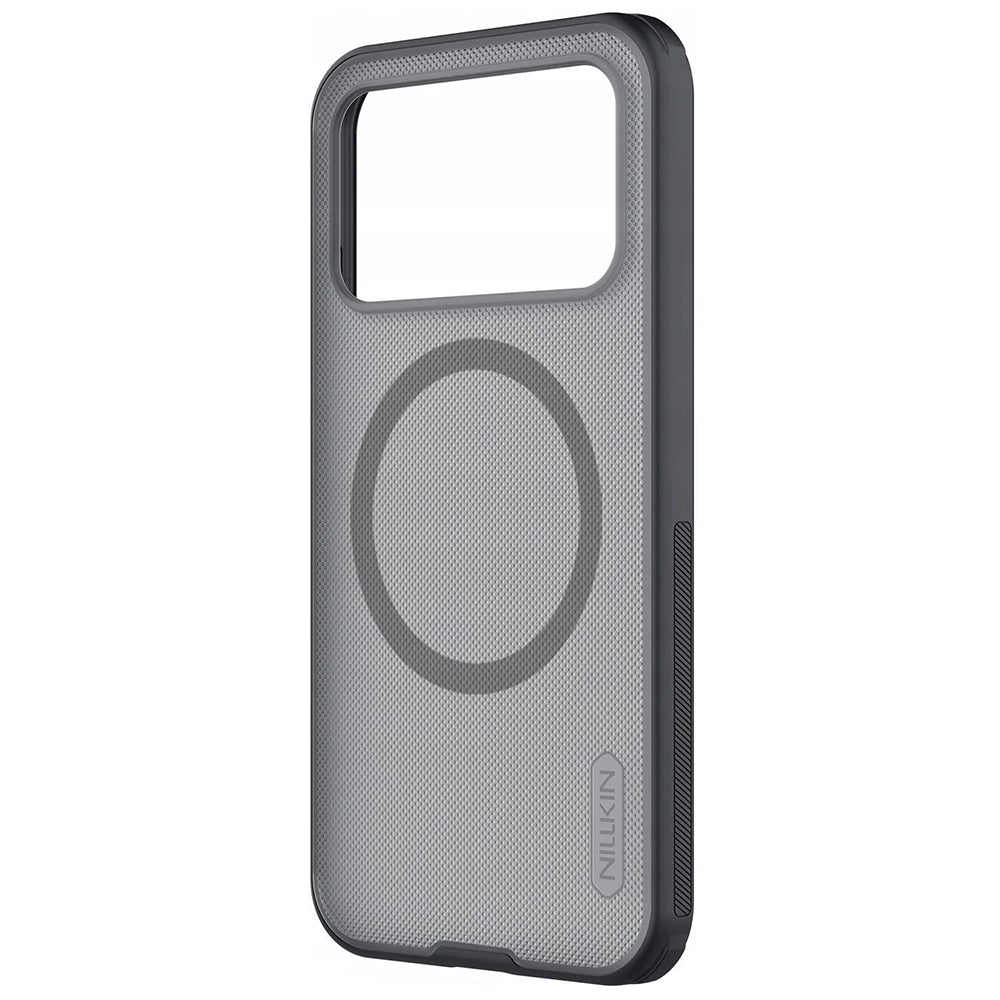 MagSafe futrola za Xiaomi Poco F8 Pro, Nillkin, Super Shield Pro, Crna Providna Satenska