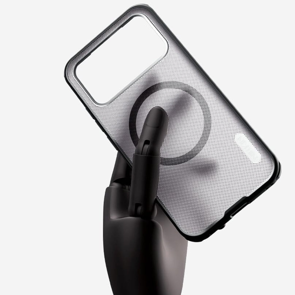 MagSafe futrola za Xiaomi Poco F8 Pro, Nillkin, Super Shield Pro, Crna Providna Satenska