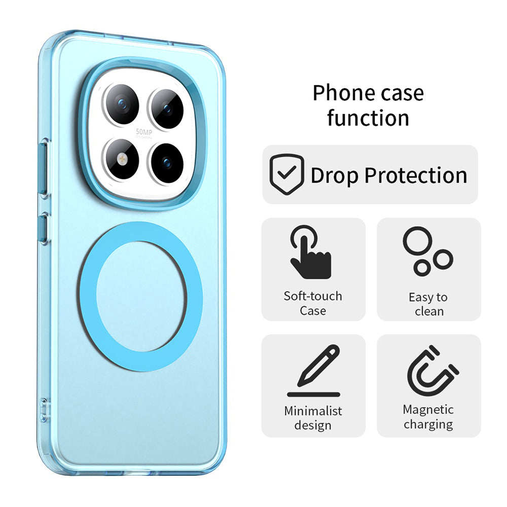 Futrola MagSafe za Xiaomi Poco M8 Pro / Redmi Note 15 Pro+ 5G, Techsuit, CandyCase, Plava
