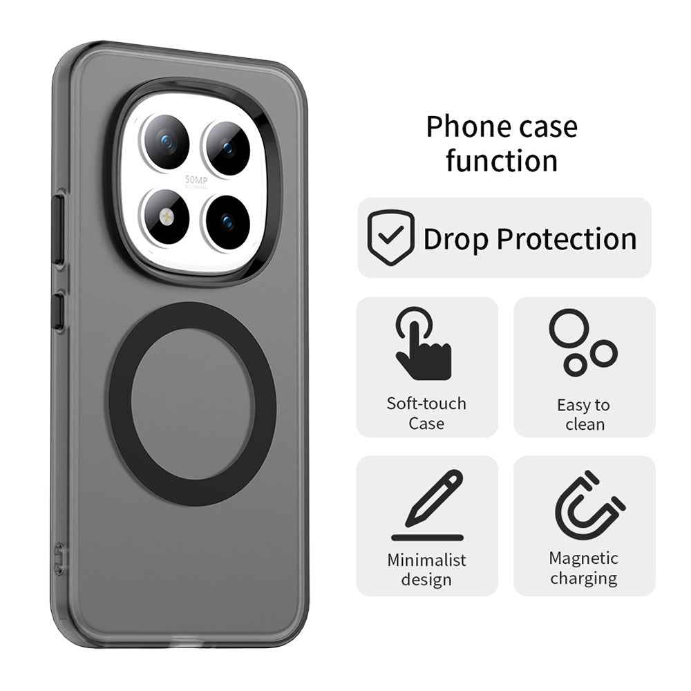 Futrola MagSafe za Xiaomi Poco M8 Pro / Redmi Note 15 Pro+ 5G, Techsuit, CandyCase, Crna