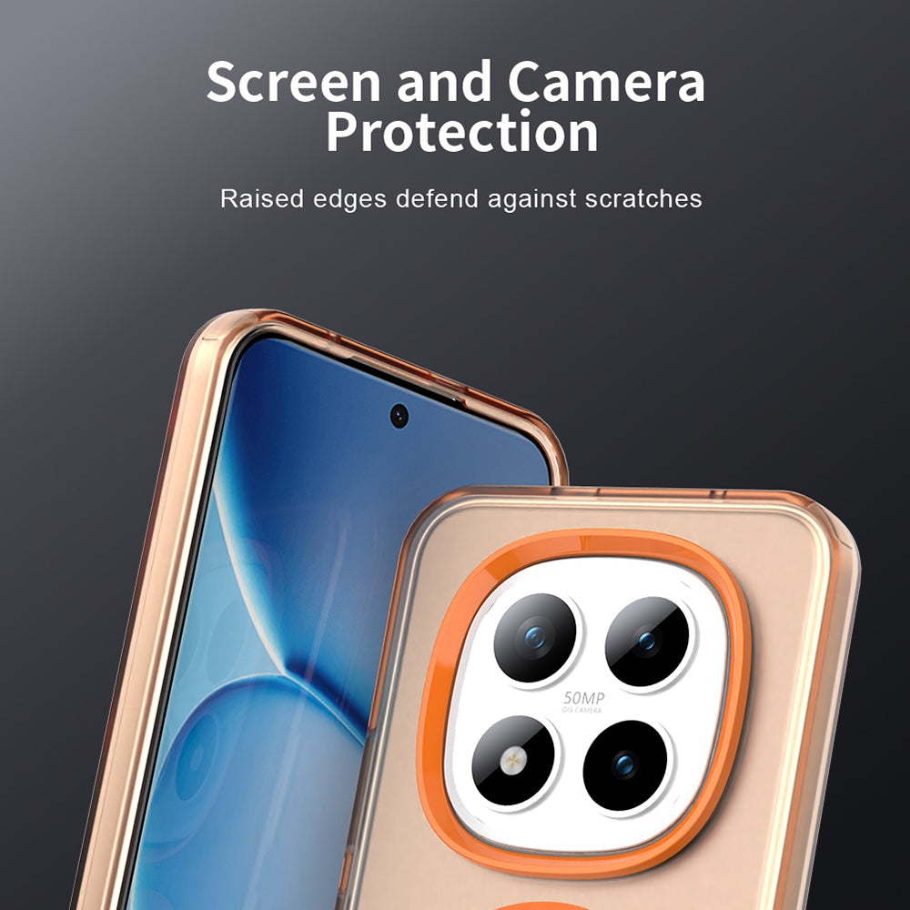Futrola MagSafe za Xiaomi Poco M8 Pro / Redmi Note 15 Pro+ 5G, Techsuit, CandyCase, Narandžasta