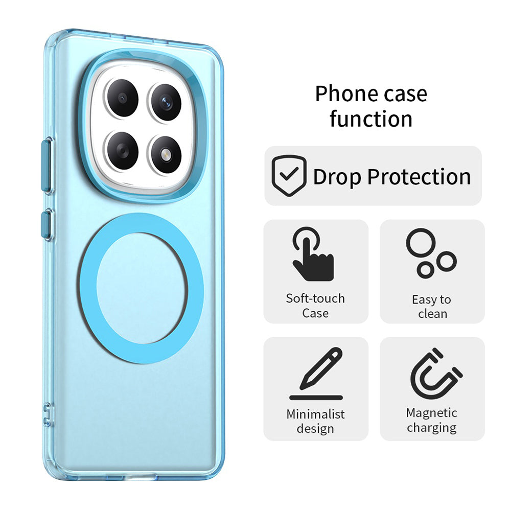 Futrola MagSafe za Xiaomi Poco M8 / Redmi Note 15 5G / Note 15 4G, Techsuit, CandyCase, Plava