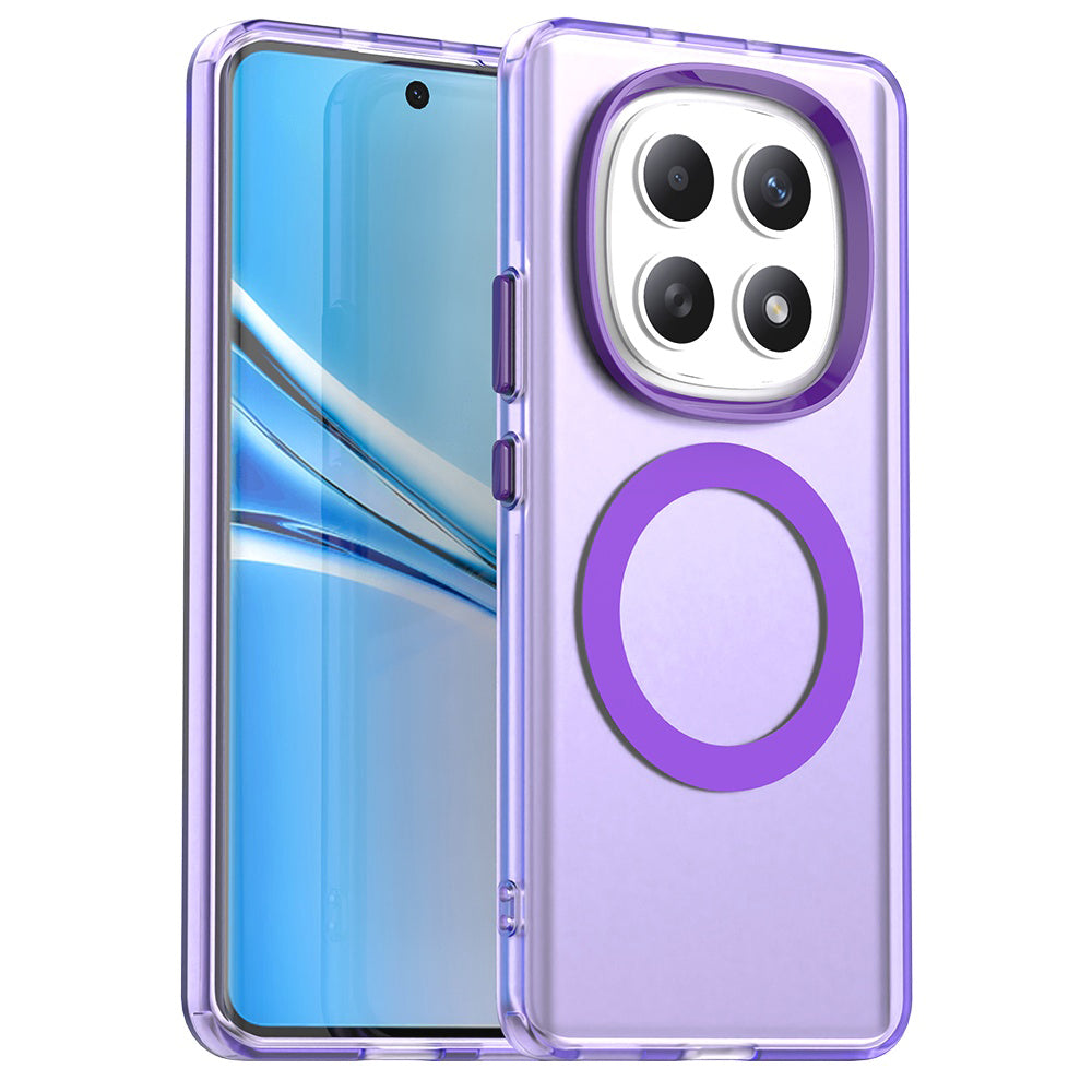 Futrola MagSafe za Xiaomi Poco M8 / Redmi Note 15 5G / Note 15 4G, Techsuit, CandyCase, Ljubičasta