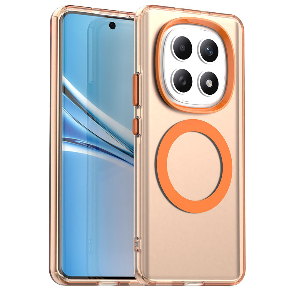 Futrola MagSafe za Xiaomi Poco M8 / Redmi Note 15 5G / Note 15 4G, Techsuit, CandyCase, Narandžasta