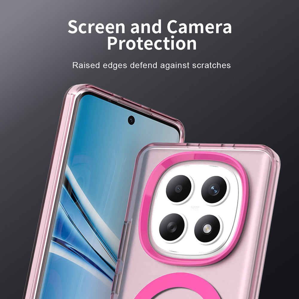 Futrola MagSafe za Xiaomi Poco M8 / Redmi Note 15 5G / Note 15 4G, Techsuit, CandyCase, Roze