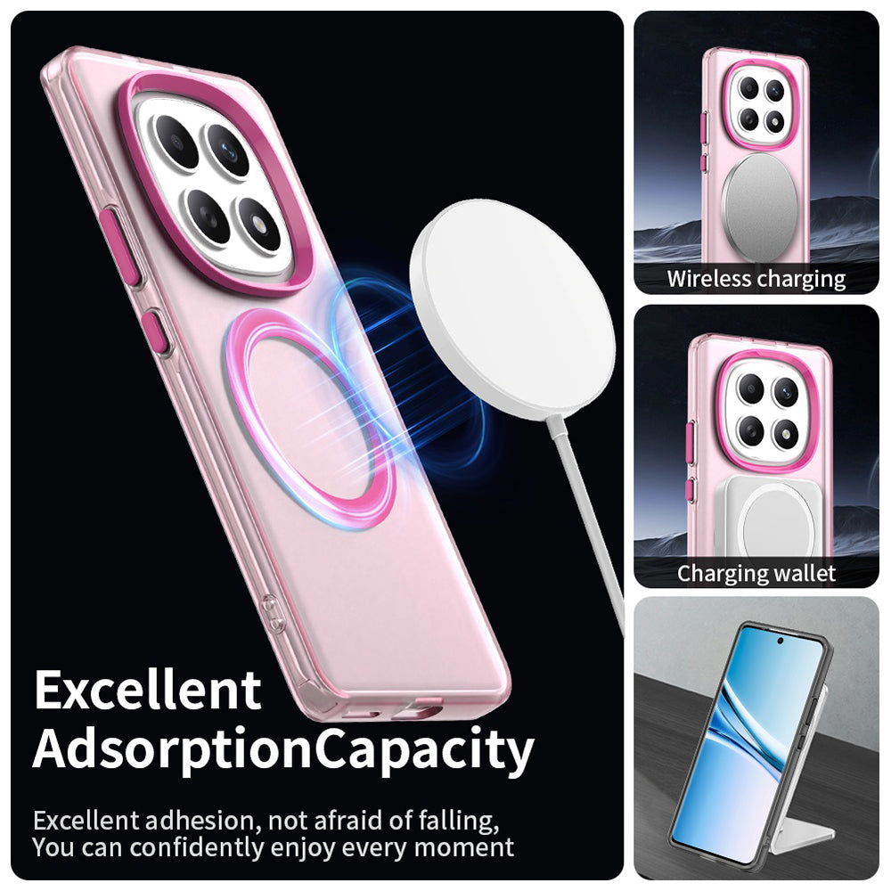 Futrola MagSafe za Xiaomi Poco M8 / Redmi Note 15 5G / Note 15 4G, Techsuit, CandyCase, Roze