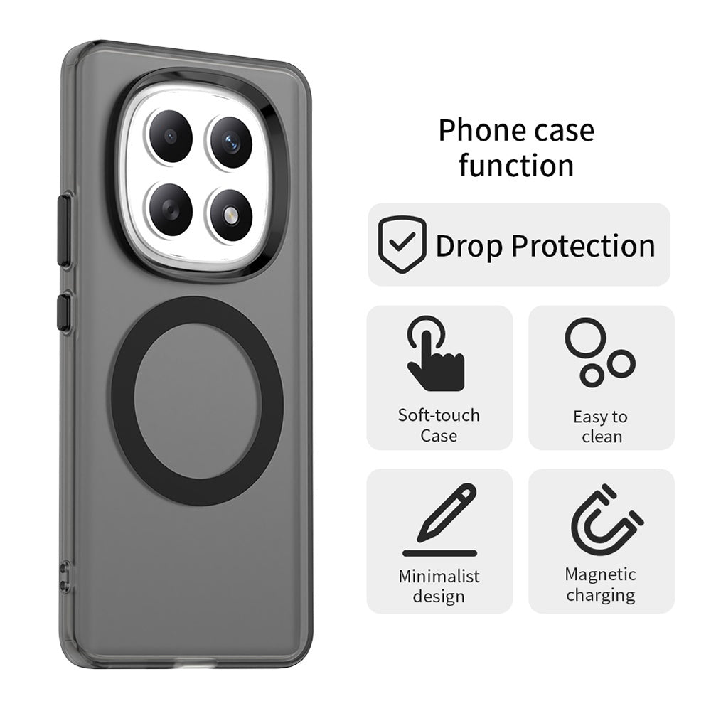 Futrola MagSafe za Xiaomi Poco M8 / Redmi Note 15 5G, Techsuit, CandyCase, Crna