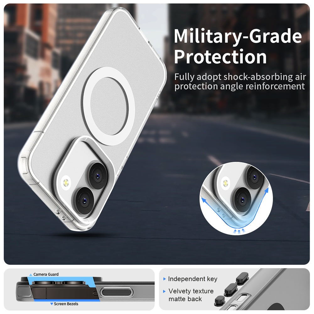 MagSafe futrola za Xiaomi Poco X8 Pro, Techsuit, CandyCase, Bela