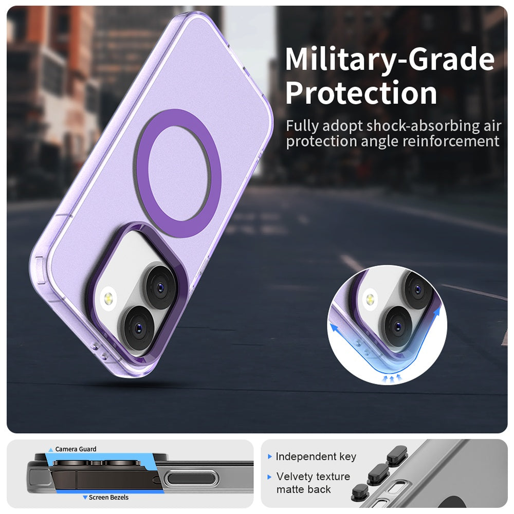 MagSafe futrola za Xiaomi Poco X8 Pro, Techsuit, CandyCase, Ljubičasta