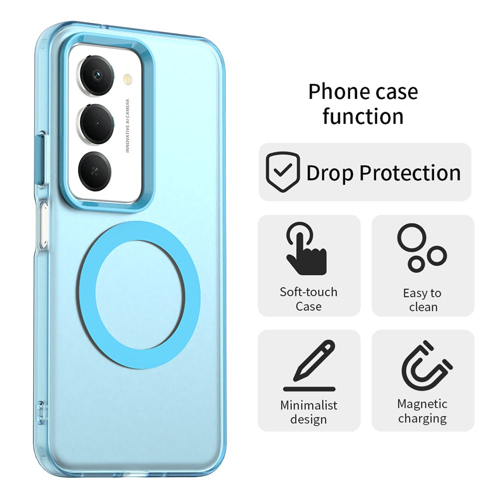 Futrola MagSafe za Xiaomi Redmi 15 5G / 15 4G, Techsuit, CandyCase, Plava