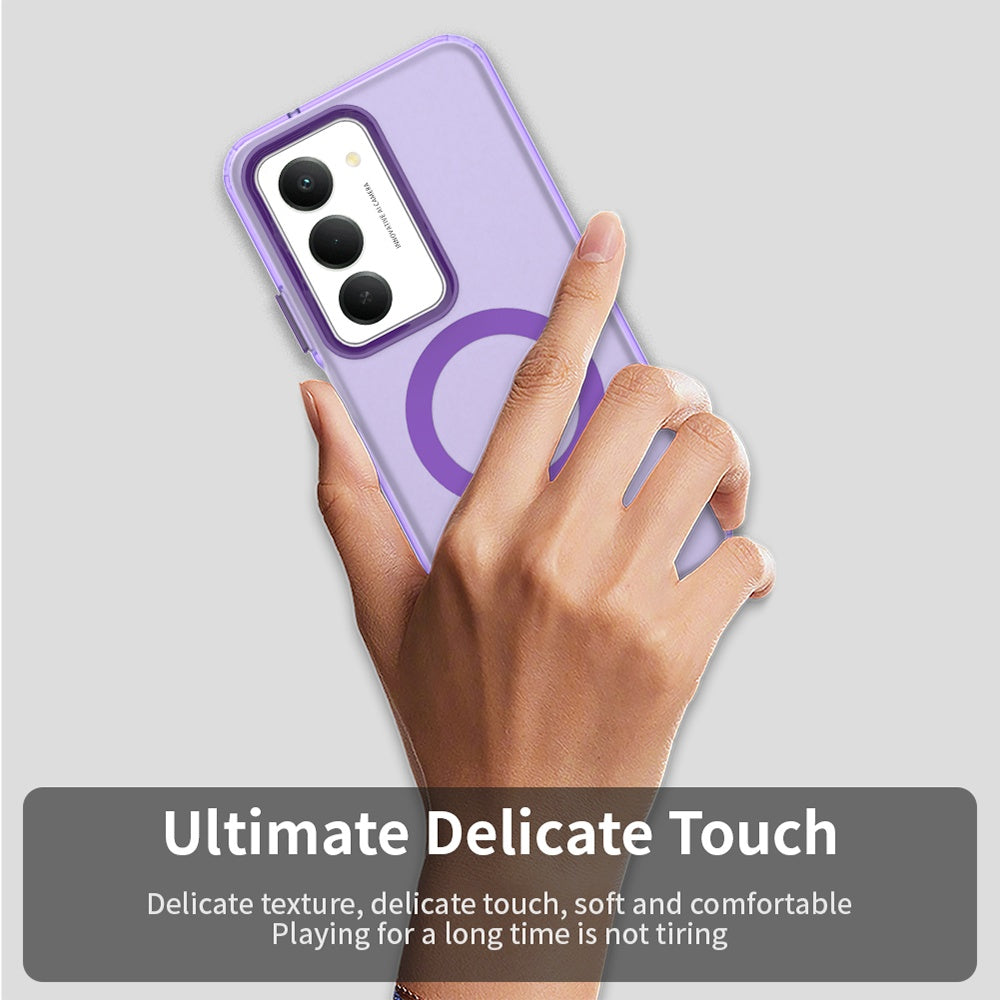 Futrola MagSafe za Xiaomi Redmi 15 5G / 15 4G, Techsuit, CandyCase, Ljubičasta