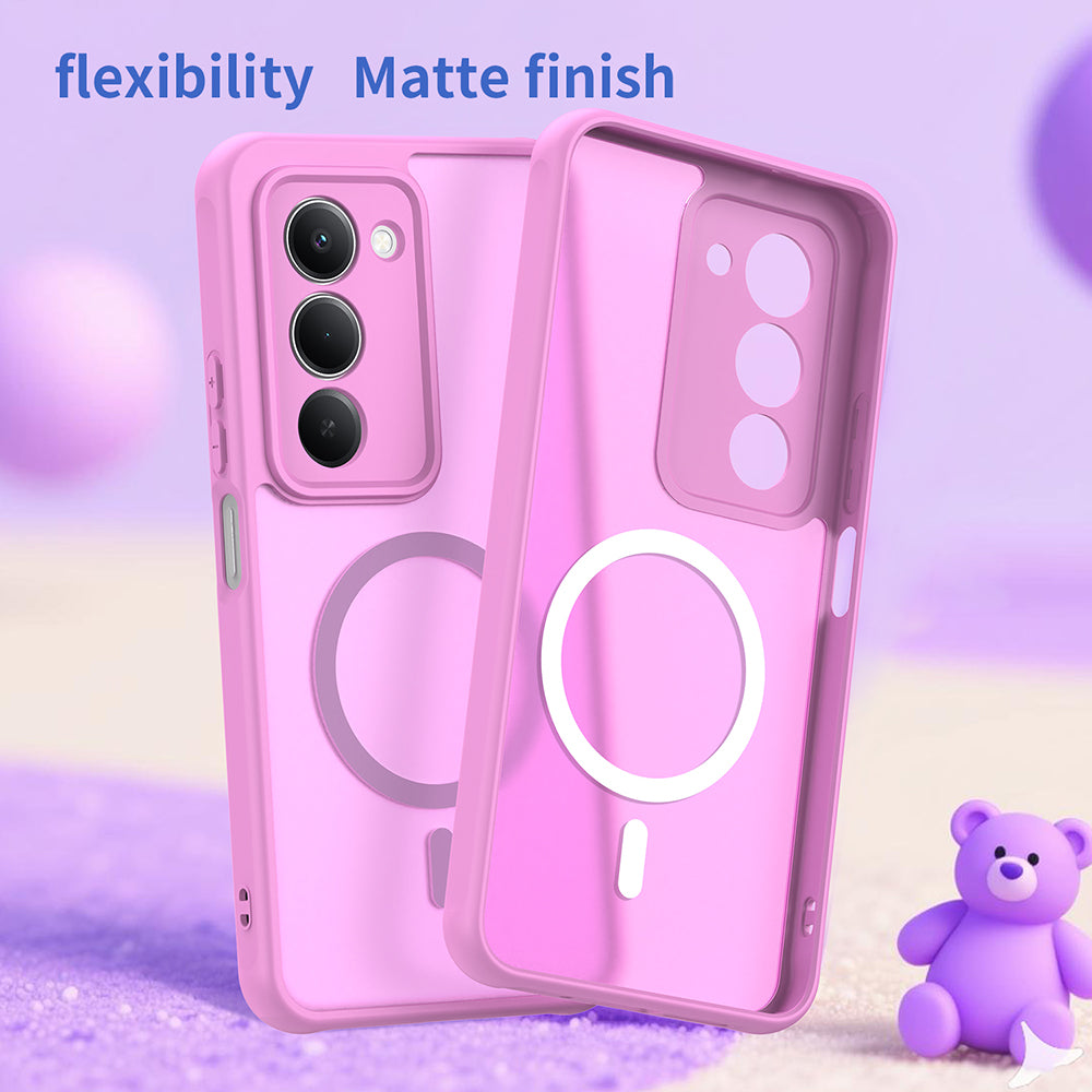 Futrola MagSafe za Xiaomi Redmi 15 5G / 15 4G, Techsuit, HaloFrost II, Roze