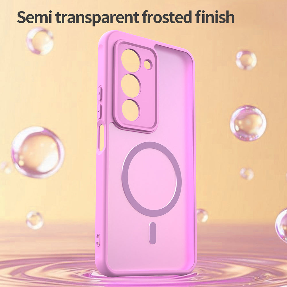 Futrola MagSafe za Xiaomi Redmi 15 5G / 15 4G, Techsuit, HaloFrost II, Roze