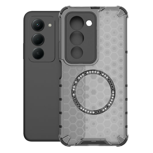 Futrola MagSafe za Xiaomi Redmi 15 5G / 15 4G, Techsuit, HoneyComb Shield, Crna