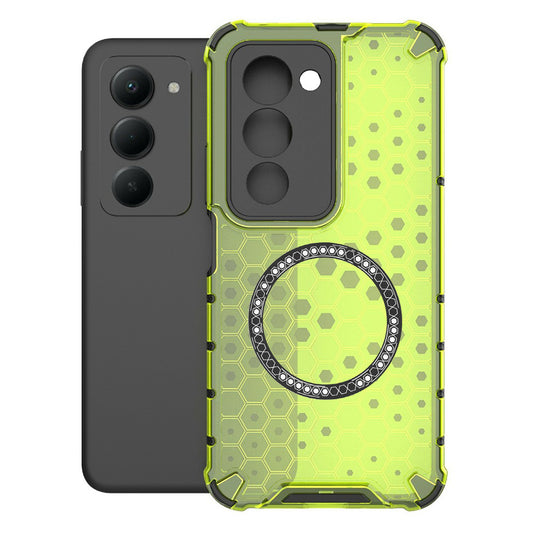 Futrola MagSafe za Xiaomi Redmi 15 5G / 15 4G, Techsuit, HoneyComb Shield, Zelena