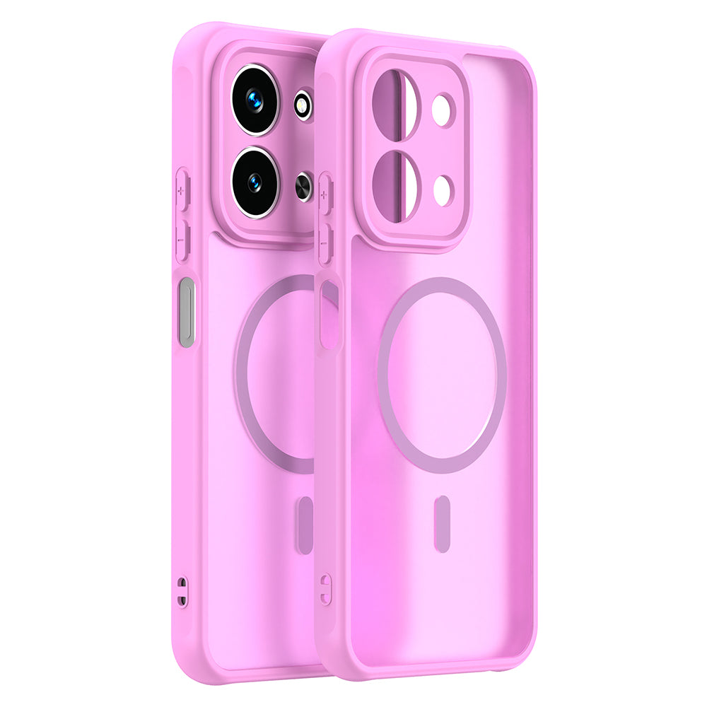 Futrola MagSafe za Xiaomi Redmi 15C 5G / 15C 4G, Techsuit, HaloFrost II, Roze