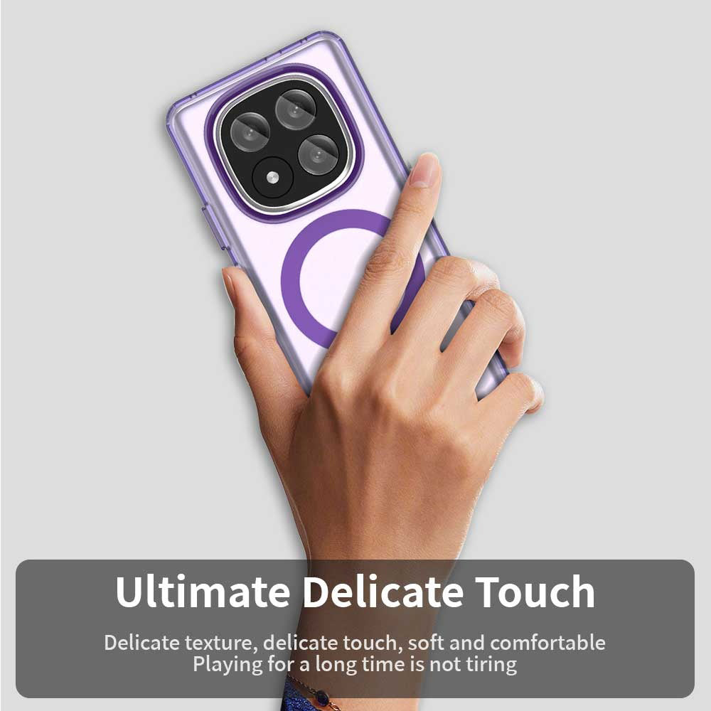 MagSafe futrola za Xiaomi Redmi Note 14 Pro+ 5G, Techsuit, CandyCase, Ljubičasta